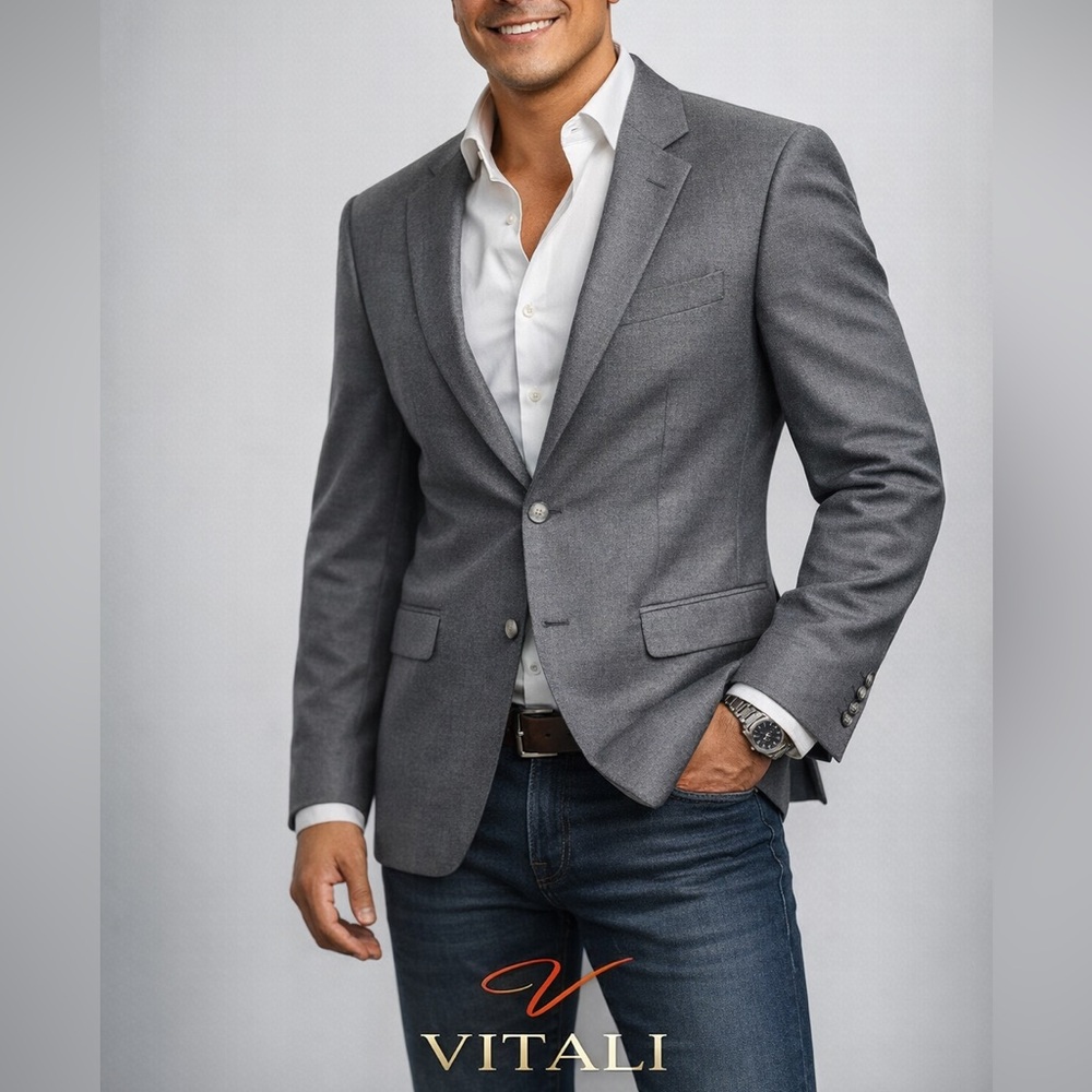Charcoal Blazer Vitali | Like New | Formal Wear